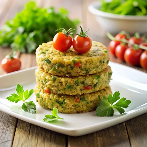स्वादिष्ट क्विनोआ एवोकाडो कटलेट